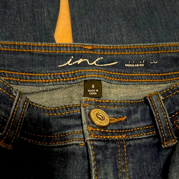 Inc Destroyed Beaded Ankle Jeans Size 0 - Picture 9 of 10